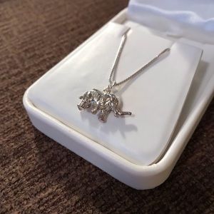 Sterling Silver Elephant Necklace